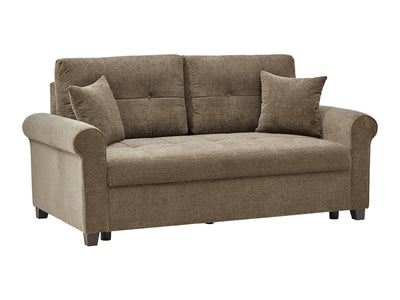 Mocca Convertible Loveseat