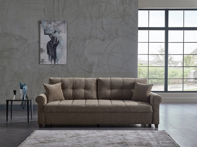 Mocca Convertible Sofa