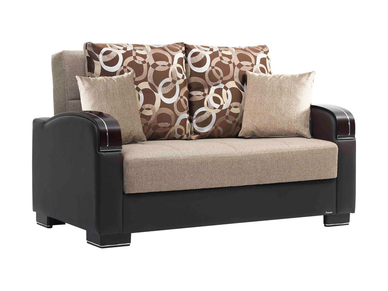 Mobimax 66.5" Wide Convertible Loveseat