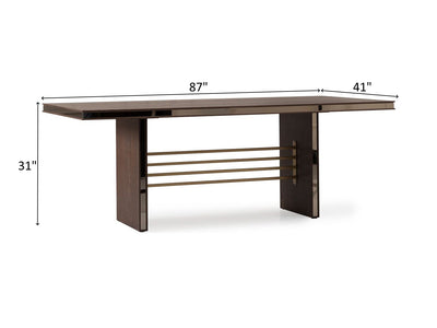 Montana 87" Wide Dining Table