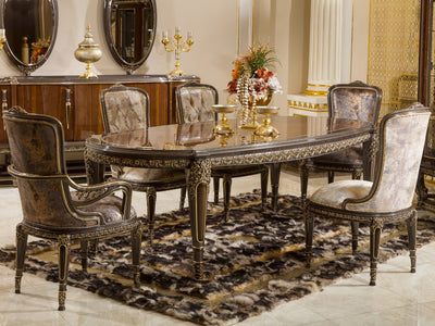 Elegance MyL Traditional 6 Person Dining Room Set