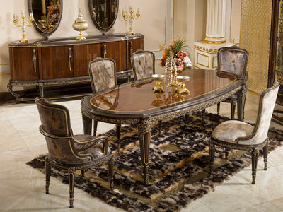 Elegance MyL Traditional 6 Person Dining Room Set