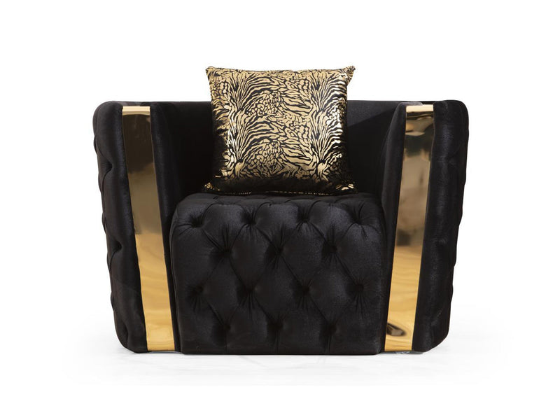 Naomi 46" Wide Tufted Armchair