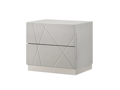 Naples 19.4" Tall 2 Drawer Nightstand