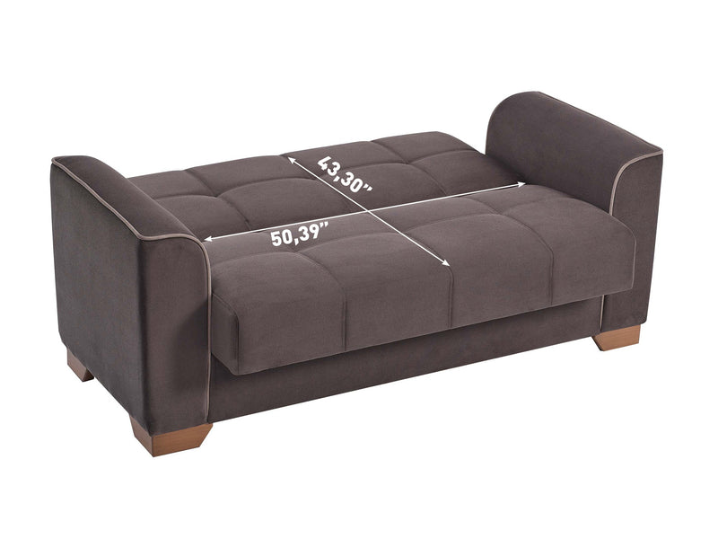 Dior 66.1" Wide Convertible Loveseat