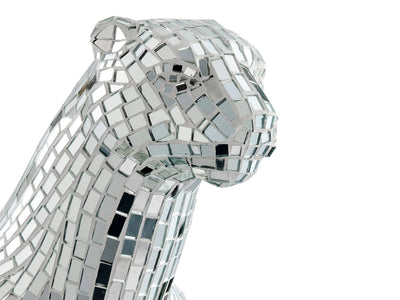 Panther 32" Tall Glass Sculpture