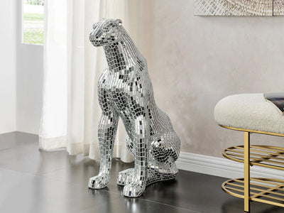 Panther 32" Tall Glass Sculpture