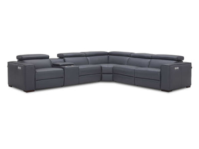 Picaso 138" / 120" Wide Leather Sectional