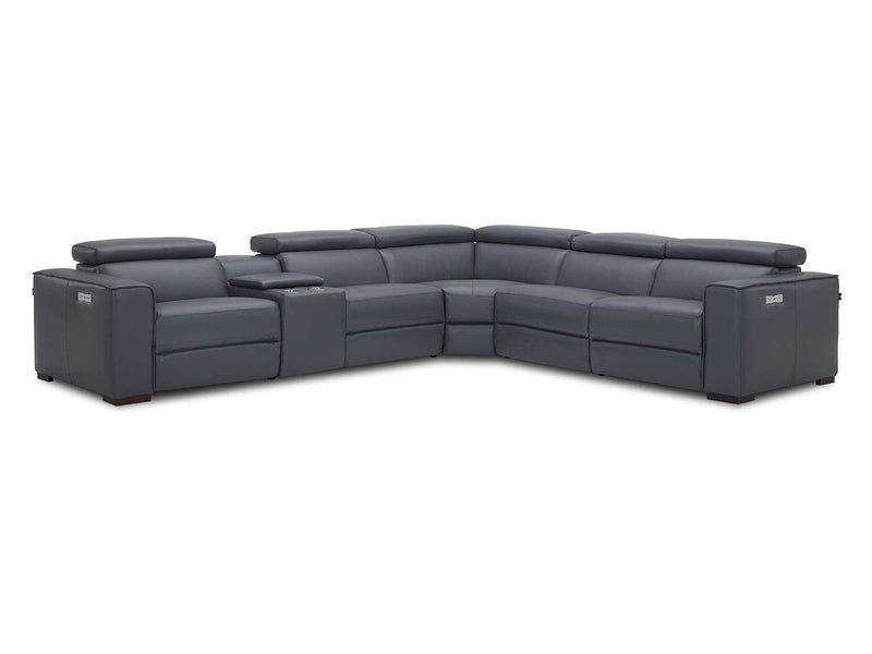 Picaso 138" / 120" Wide Leather Sectional