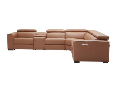 Picaso 138" / 120" Wide Leather Sectional