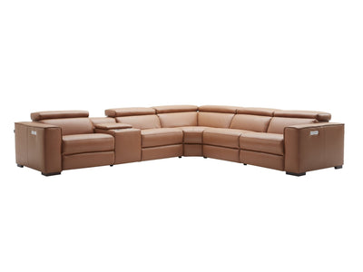 Picaso 138" / 120" Wide Leather Sectional