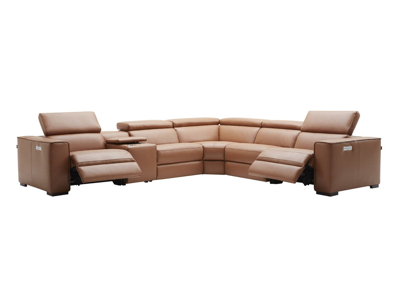 Picaso 138" / 120" Wide Leather Sectional