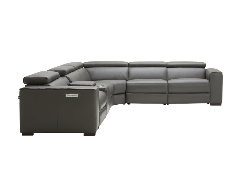 Picaso 138" / 120" Wide Leather Sectional