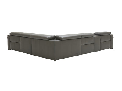 Picaso 138" / 120" Wide Leather Sectional