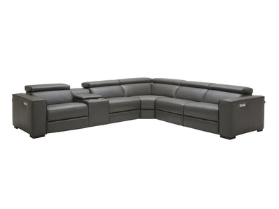 Picaso 138" / 120" Wide Leather Sectional