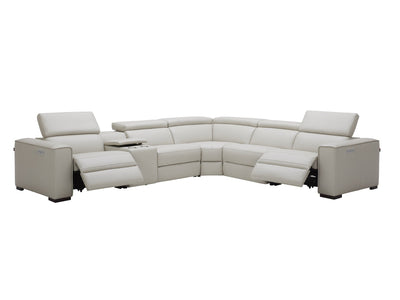 Picaso 138" / 120" Wide Leather Sectional