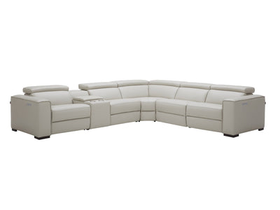 Picaso 138" / 120" Wide Leather Sectional