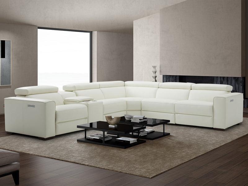 Picaso 138" / 120" Wide Leather Sectional