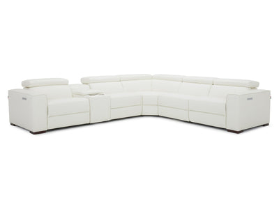 Picaso 138" / 120" Wide Leather Sectional