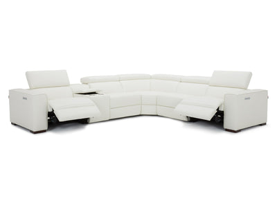 Picaso 138" / 120" Wide Leather Sectional