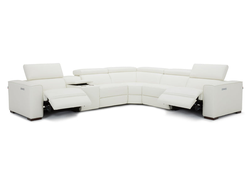 Picaso 138" / 120" Wide Leather Sectional