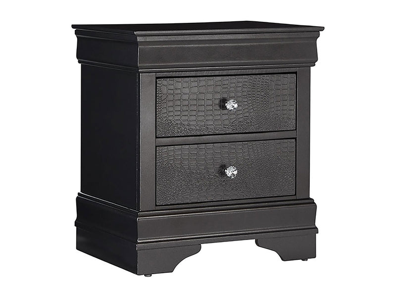 Pompei 24" Tall 2 Drawer Nightstand