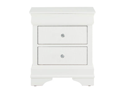 Pompei 24" Tall 2 Drawer Nightstand