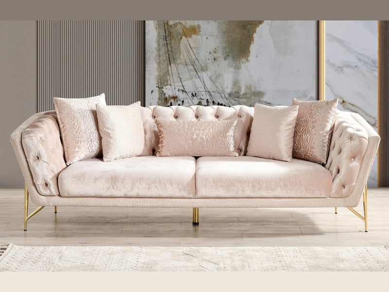 Presley 97.6" Wide Tufted Sofa