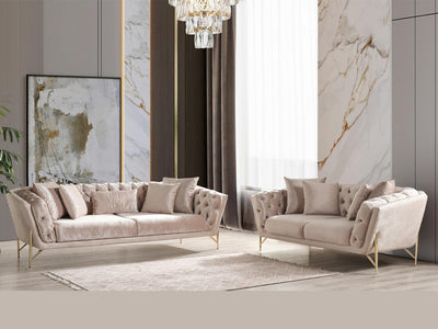 Presley 97.6" Wide Tufted Sofa