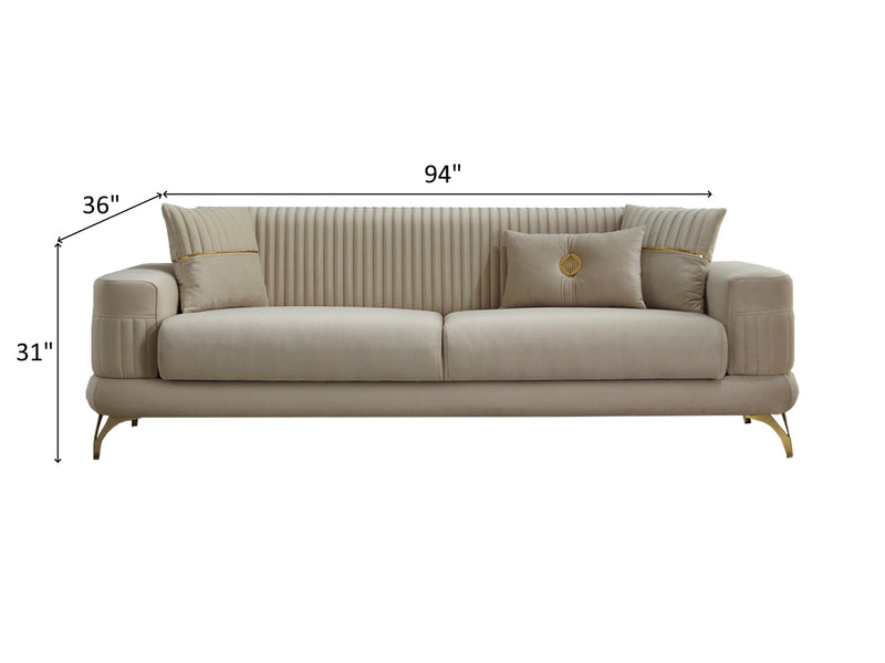 Aspendos 94" Wide Convertible Sofa