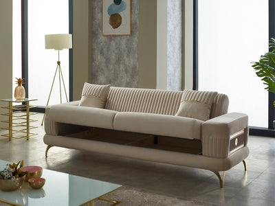 Aspendos 94" Wide Convertible Sofa