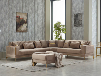 Intra 124" / 108" Wide Convertible Sectional