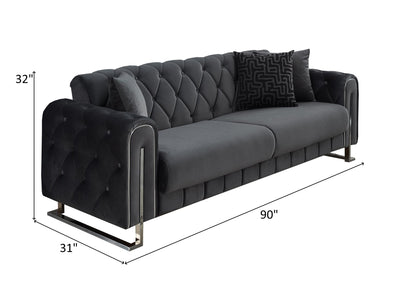 Puma 90" Wide Convertible Sofa