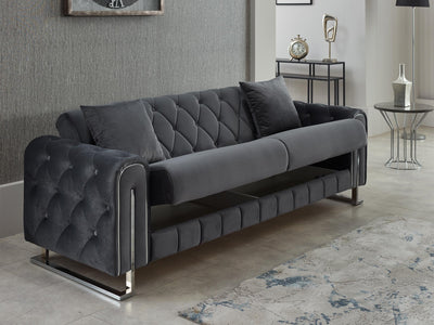 Puma 69" Wide Convertible Loveseat