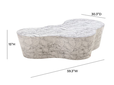 Slab 59.3" Wide Concrete Coffee Table