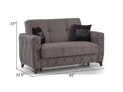 Sultan Casa 61" Wide Convertible Loveseat