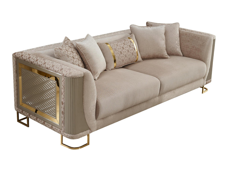 Valentino 72" Wide Loveseat