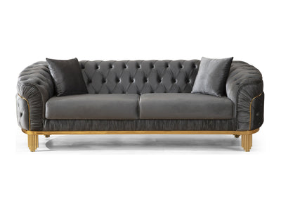 Vanessa 92" Wide Tufted Sofa