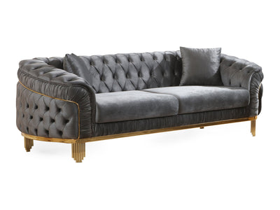 Vanessa 92" Wide Tufted Sofa