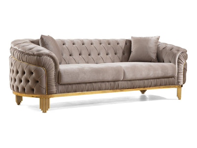 Vanessa 92" Wide Tufted Sofa