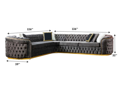 Empi Washington 126" / 126" Wide Sectional