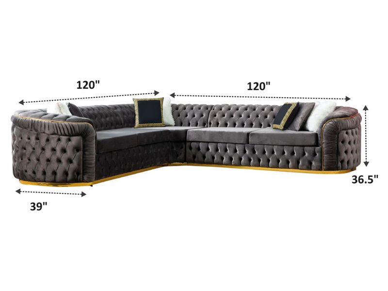 Empi Washington 120" / 120" Wide Sectional