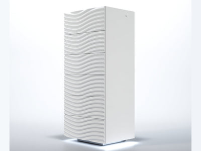 Wave White Bedroom Set
