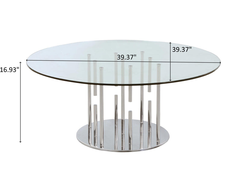 1158 39.4" Wide Coffee Table