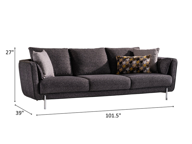 Aqua 101.5" Wide 4 Seater Sofa