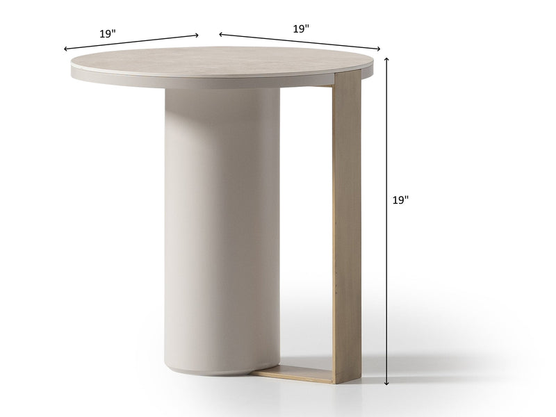 Portoa 19" Tall Side Table