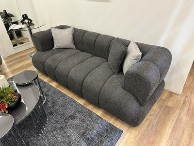 Artur 89.4" Wide Round Arm Sofa