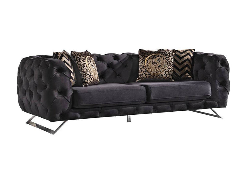 Asus 89" Wide Tufted Sofa