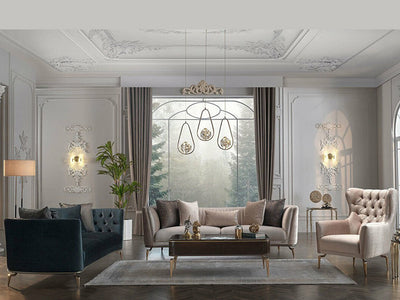 Plaza Striped Sofa