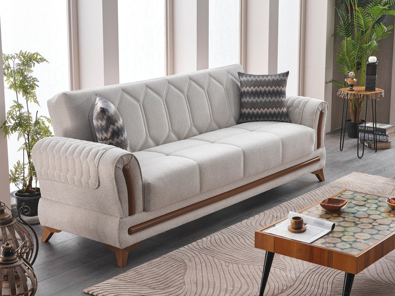 Bodrum 94" Wide Convertible Sofa